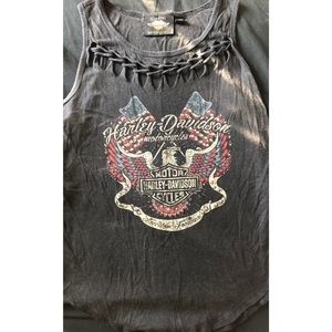 Harley-Davidson American flag/Eagle tank top